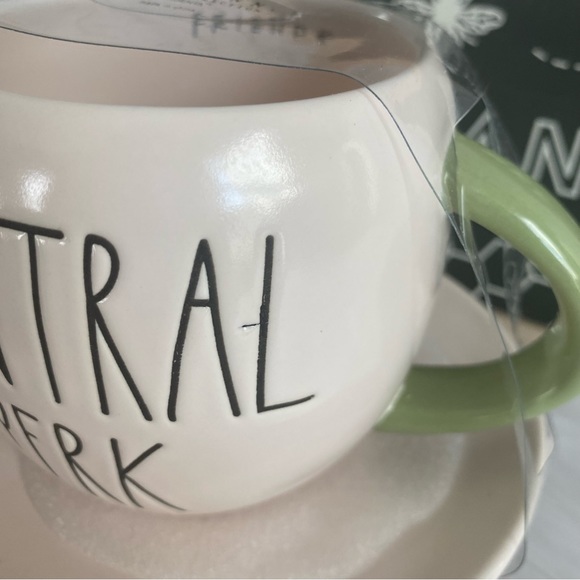 Rae Dunn Central Perk Friends Double Sided Cup And Saucer - Picture 7 of 10